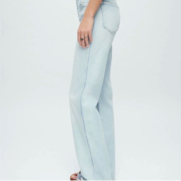 Re/Done 90”s High Rise loose Jean in Vapor Wave Size 31 - Picture 4 of 5